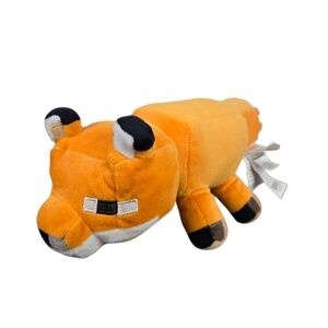 Mojang Minecraft Fox Plush Orange 13"